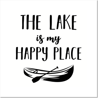 lake is my happy place Posters and Art